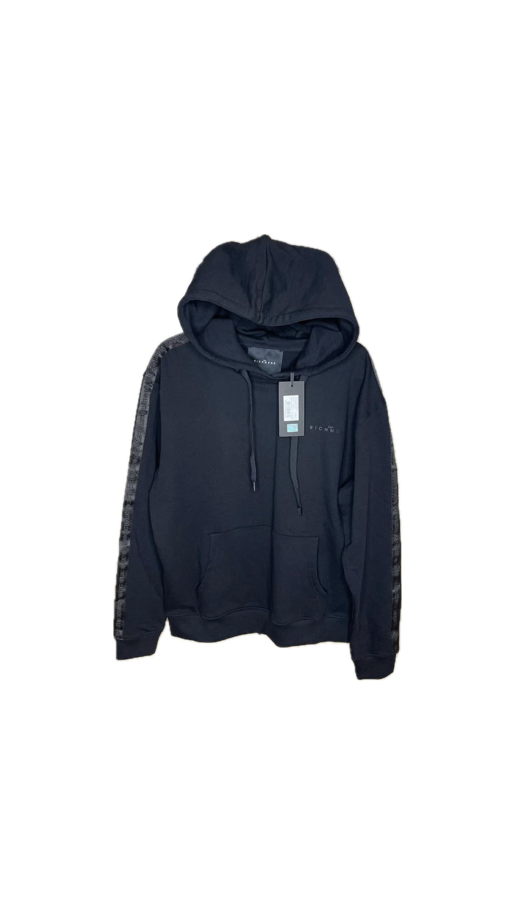 JOHN RICHMOND HOODIE WITH STRIPES