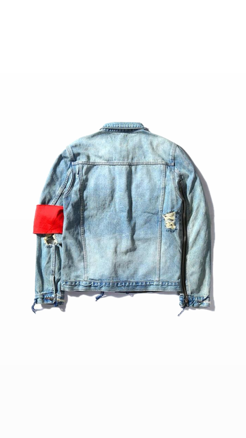 [9/10] 424 FOURTWOFOUR 2016 RELEASE DISTRESSED DENIM JACKET