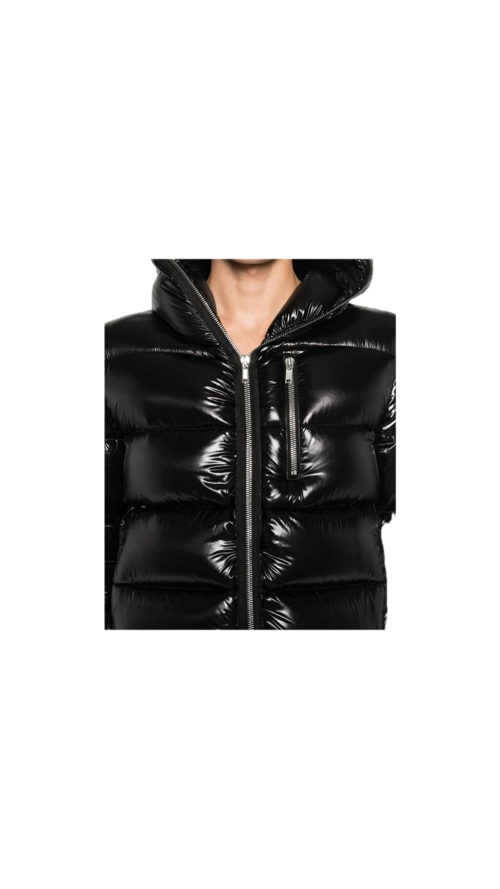 RICK OWENS MAINLINE PORTERVILLE FW24 SEALED GIMP PUFFER JACKET