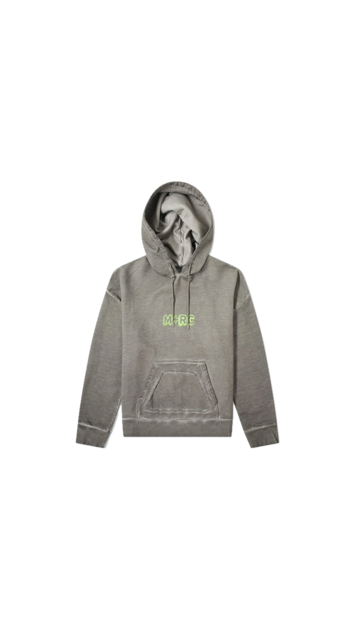M+RC NOIR GREY NEON LOGO HOODIE