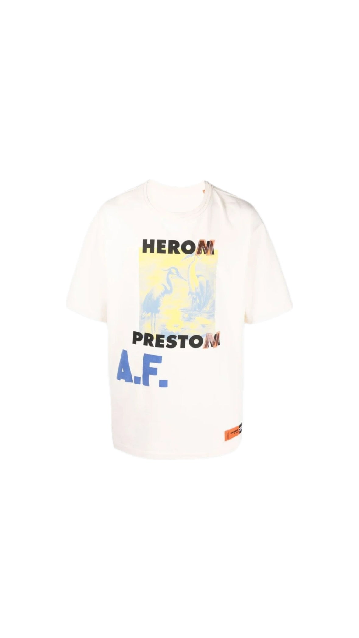 HERON PRESTON MISTAKE T-SHIRT WHITE