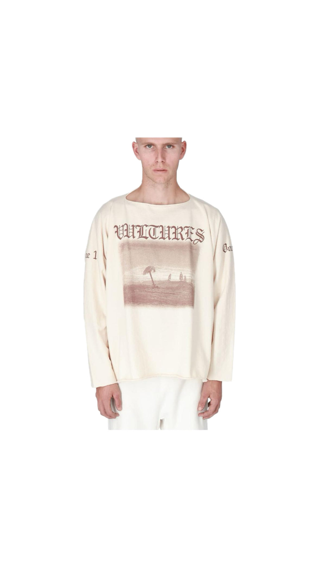 KANYE WEST YZY VULTURES MERCH LONG-SLEEVE