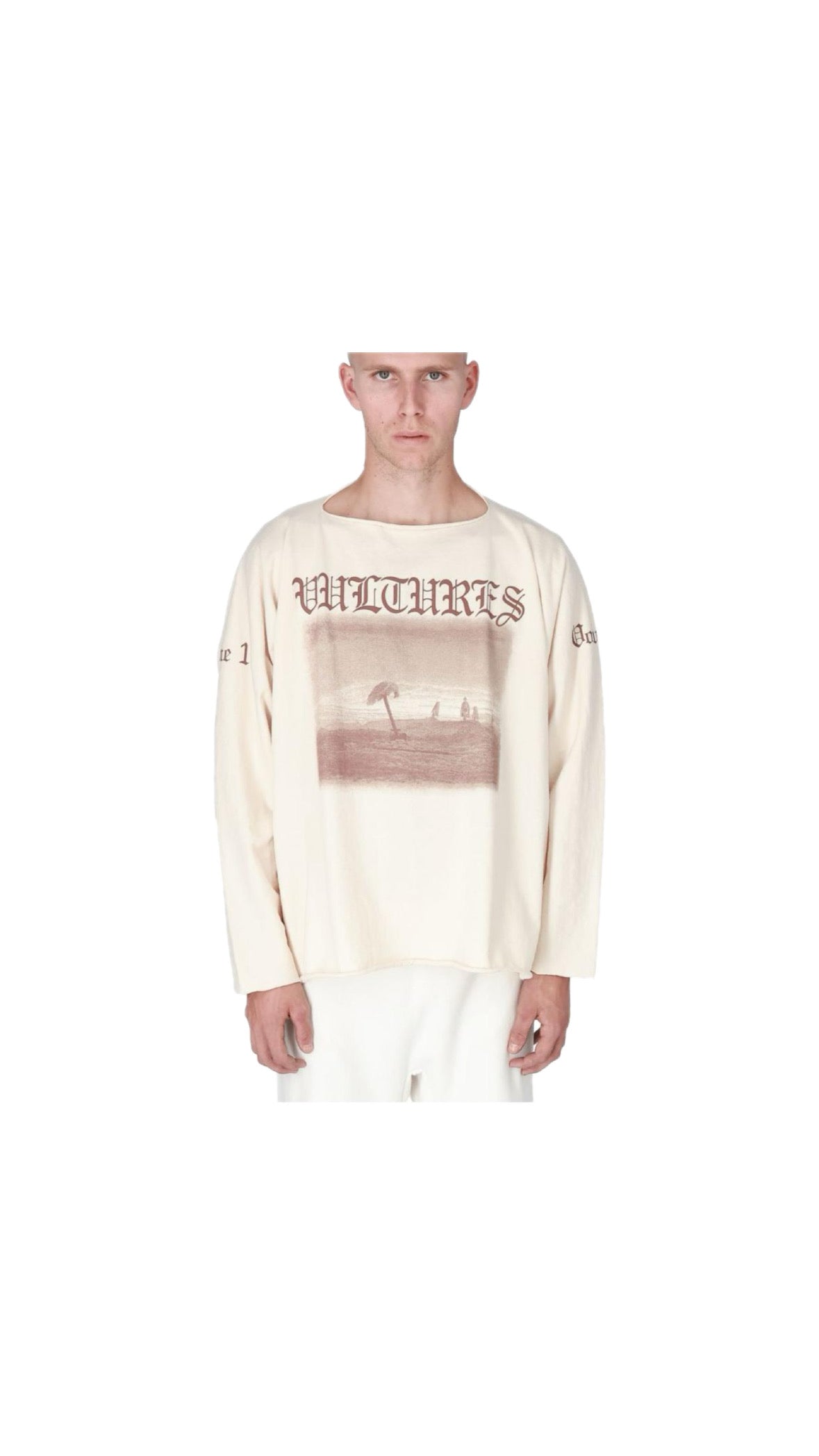 KANYE WEST YZY VULTURES MERCH LONG-SLEEVE