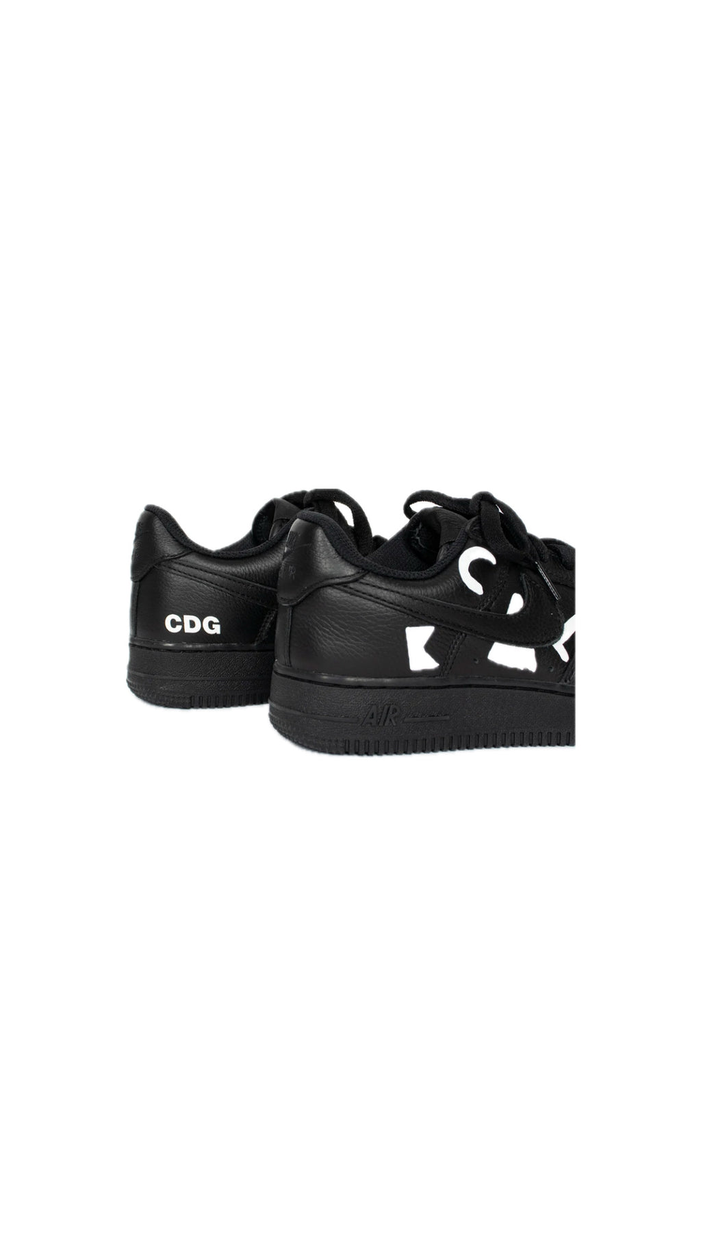 COMME DES GARÇONS X NIKE AIR FORCE 1 BLACK