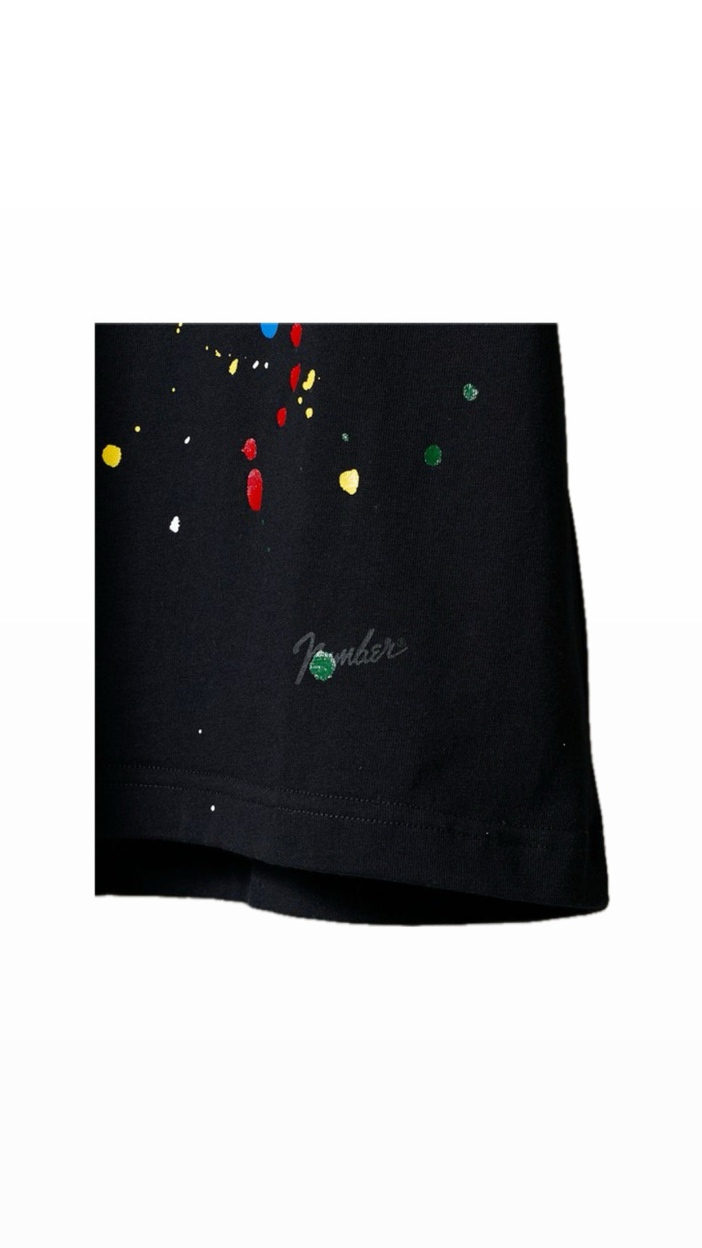 NUMBER (N)INE BLACK PAINTED TEE