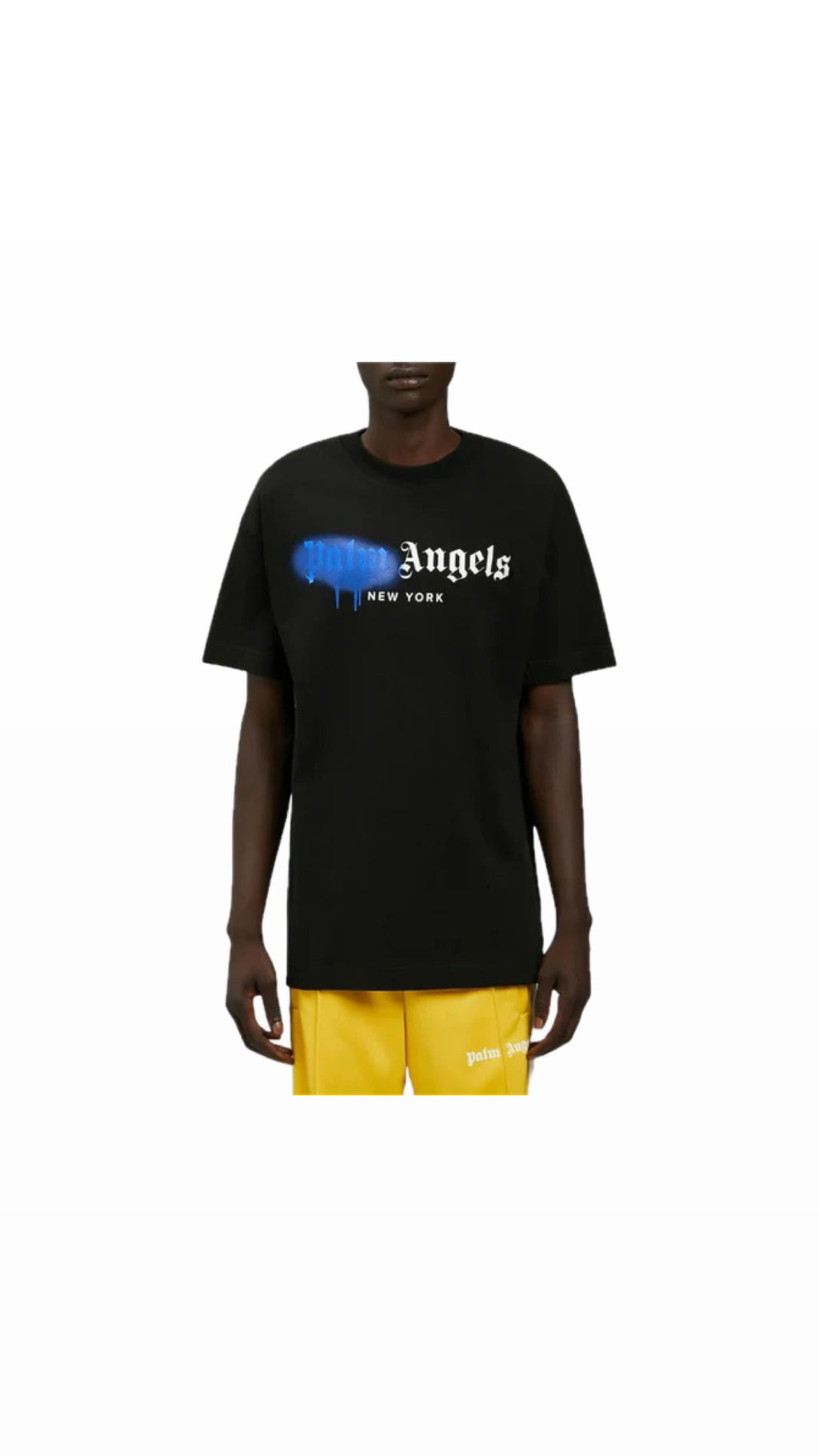 [9/10] PALM ANGELS “NEW YORK” SPRAYED T-SHIRT