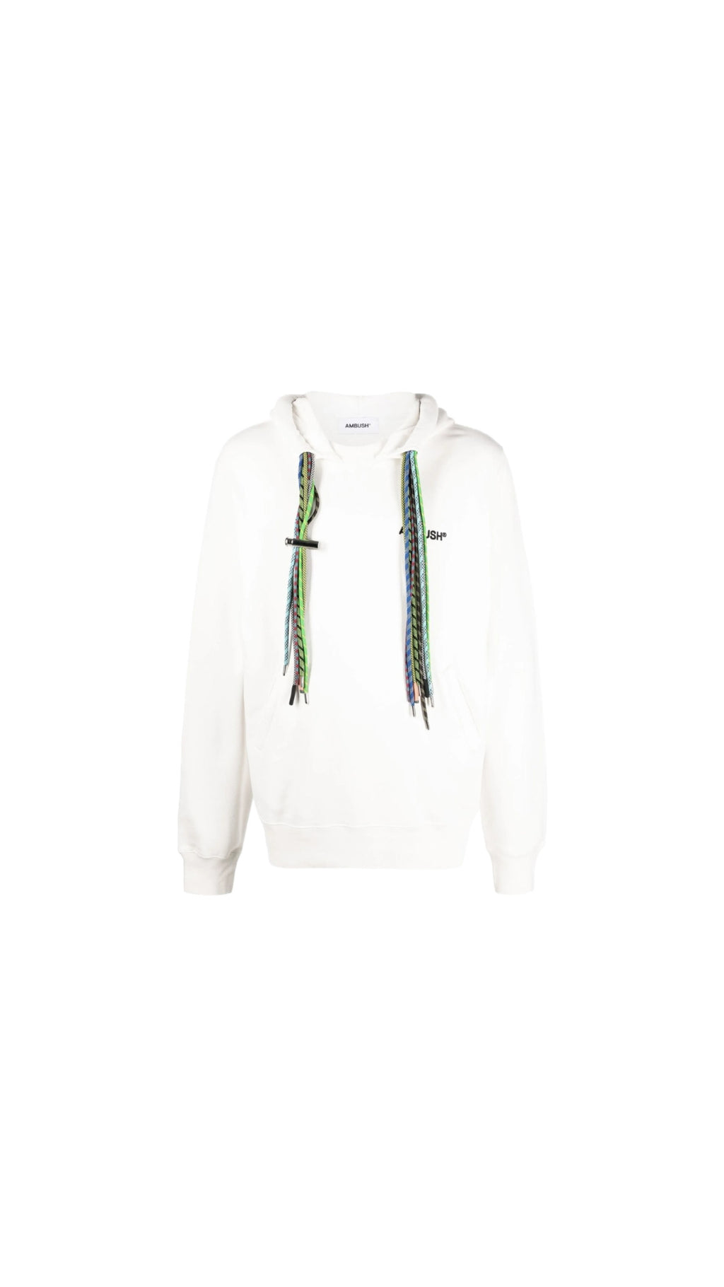 AMBUSH MULTICORD WHITE HOODIE