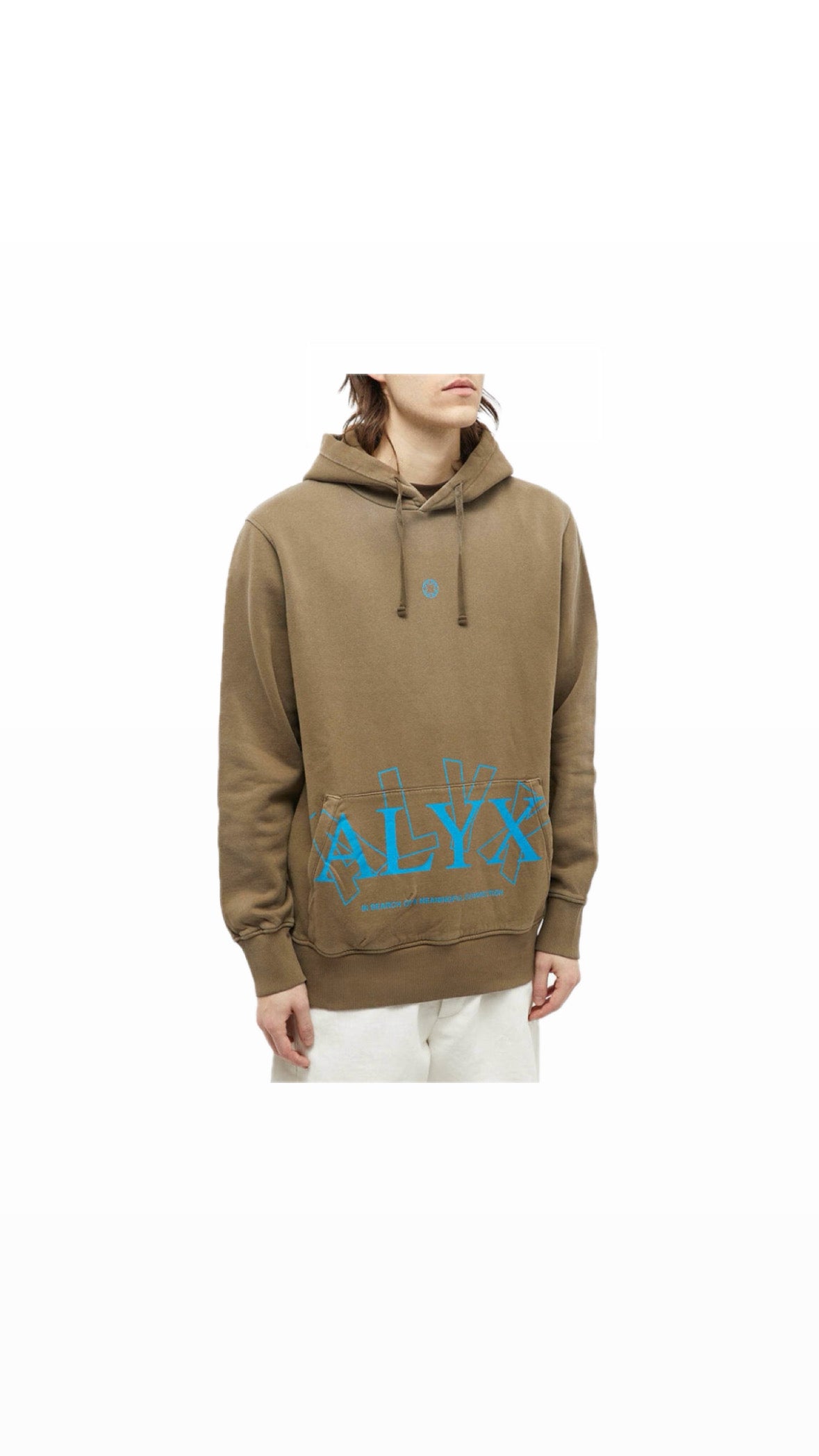 1017 ALYX 9SM “2X” BROWN GRAPHIC HOODIE