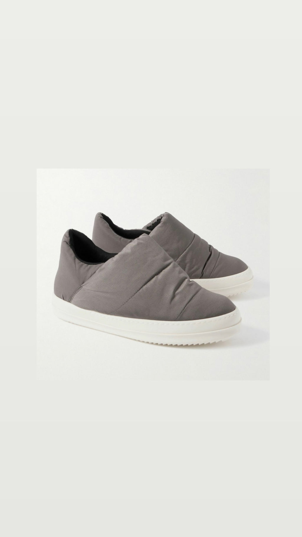 RICK OWENS DRKSHDW PUFFER RAMONES GREY / BROWN