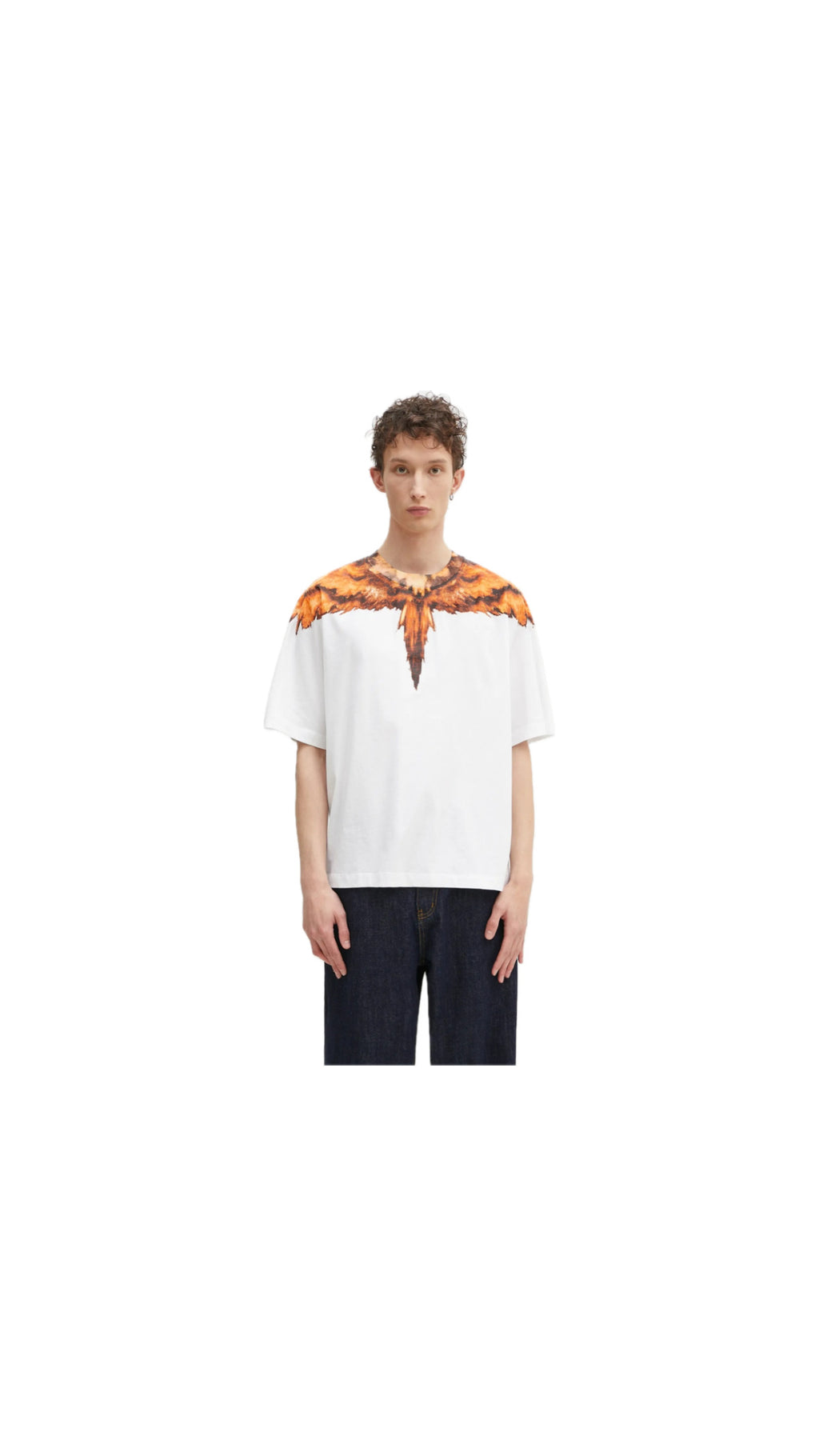 MARCELO BURLON FIRE WING WHITE T-SHIRT