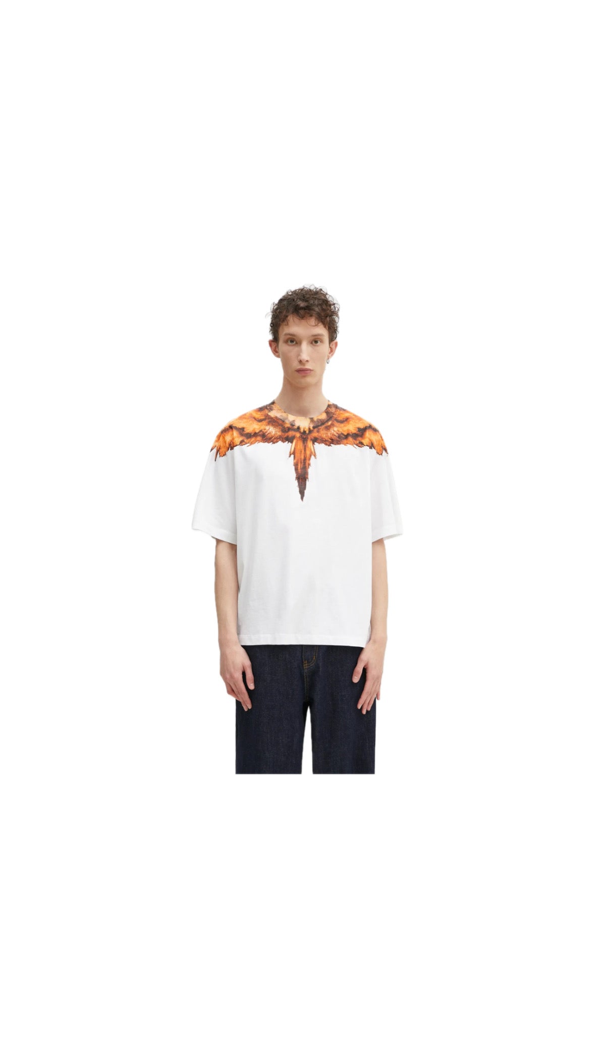 MARCELO BURLON FIRE WING WHITE T-SHIRT