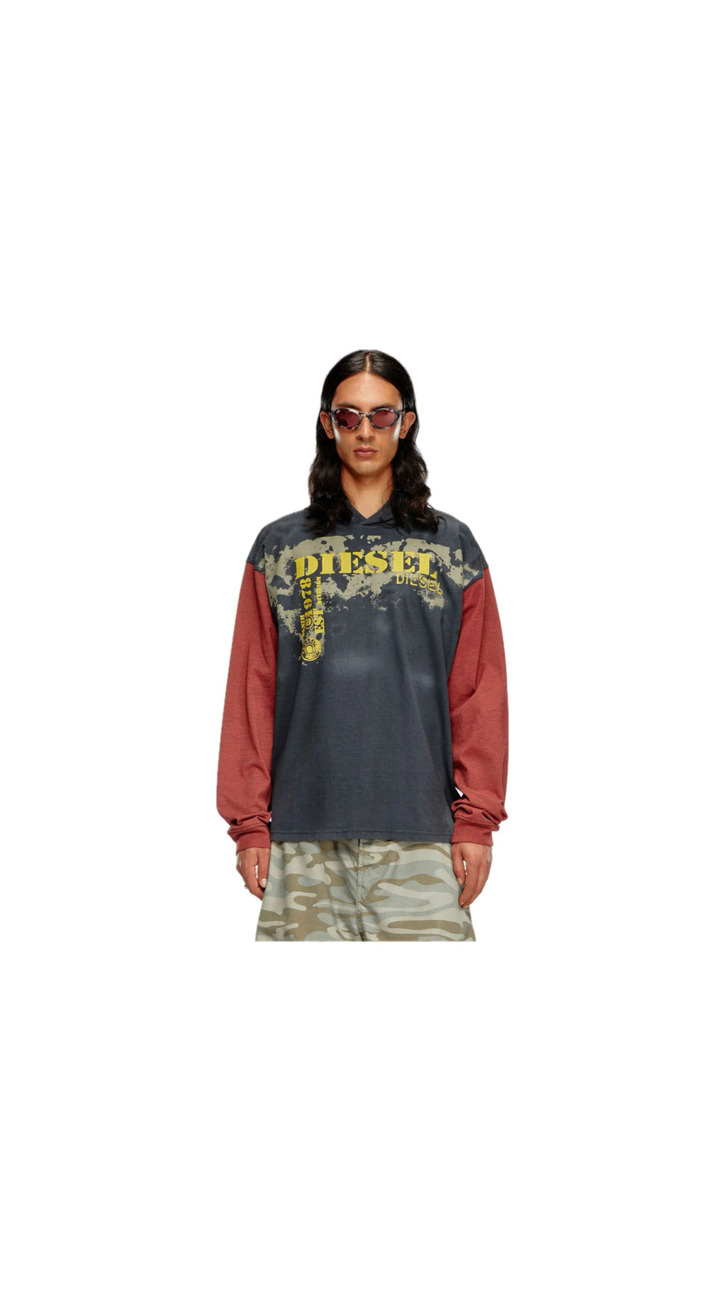 DIESEL VINTAGE HOODED LONGSLEEVE