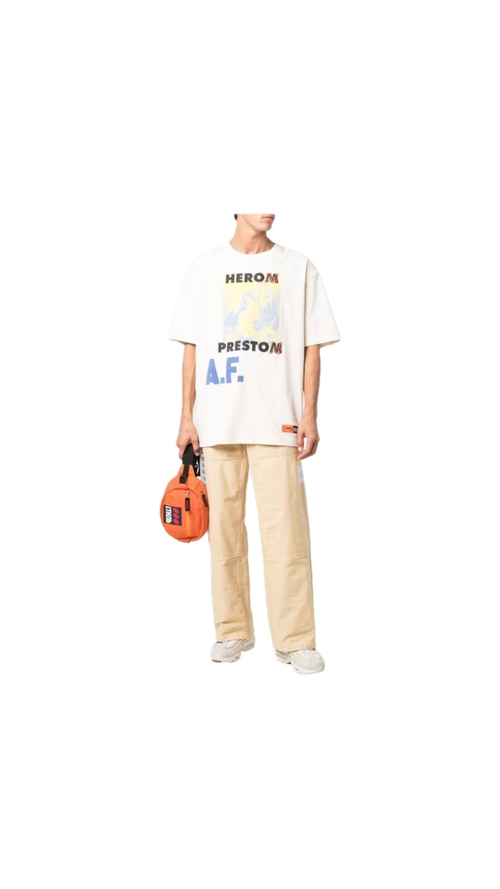 HERON PRESTON MISTAKE T-SHIRT WHITE