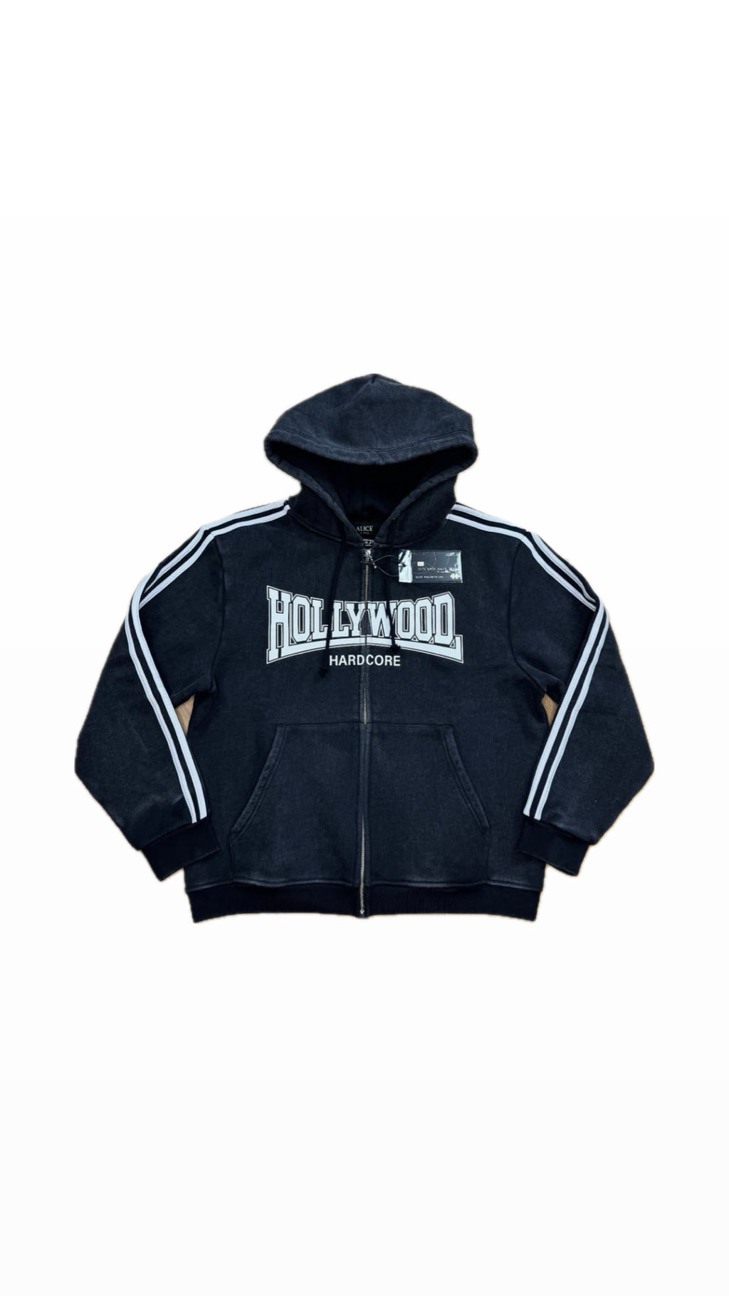 ALICE HOLLYWOOD “HARDCORE” HEAVYWEIGHT ZIP-HOODIE