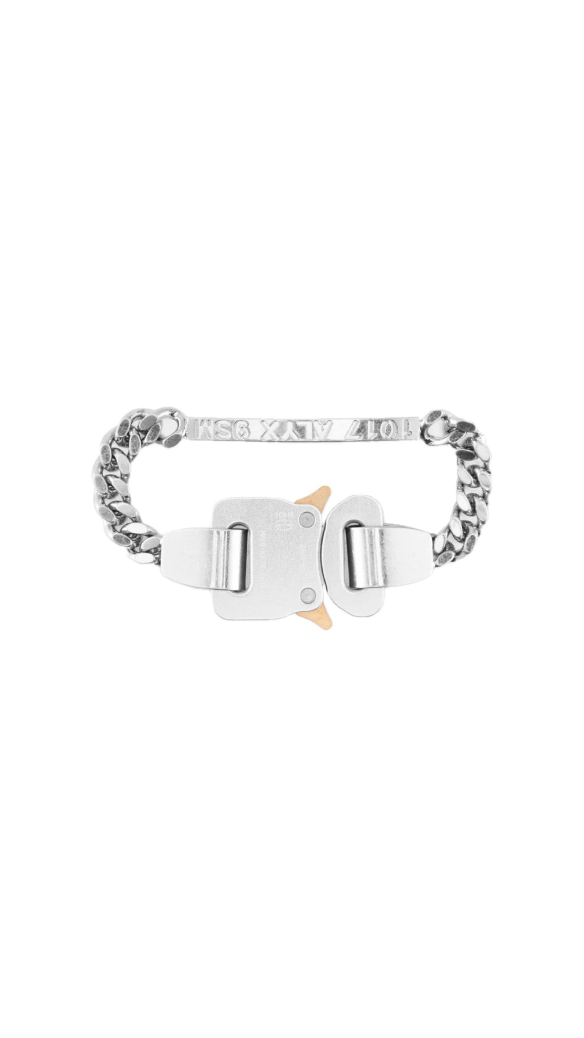1017 ALYX 9SM SILVER BUCKLE BRACELET