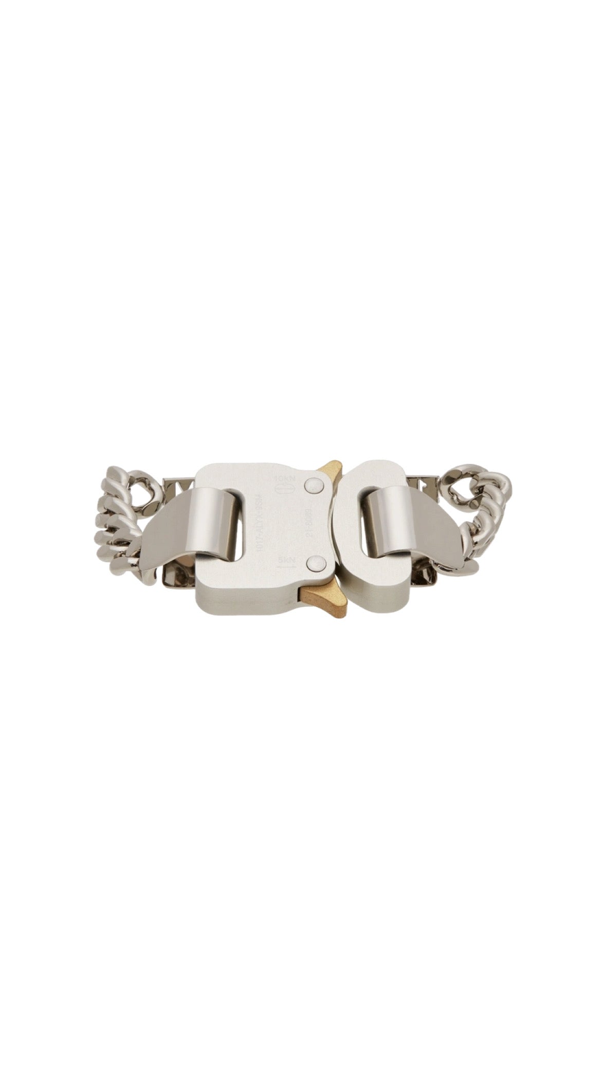 1017 ALYX 9SM SILVER BUCKLE BRACELET