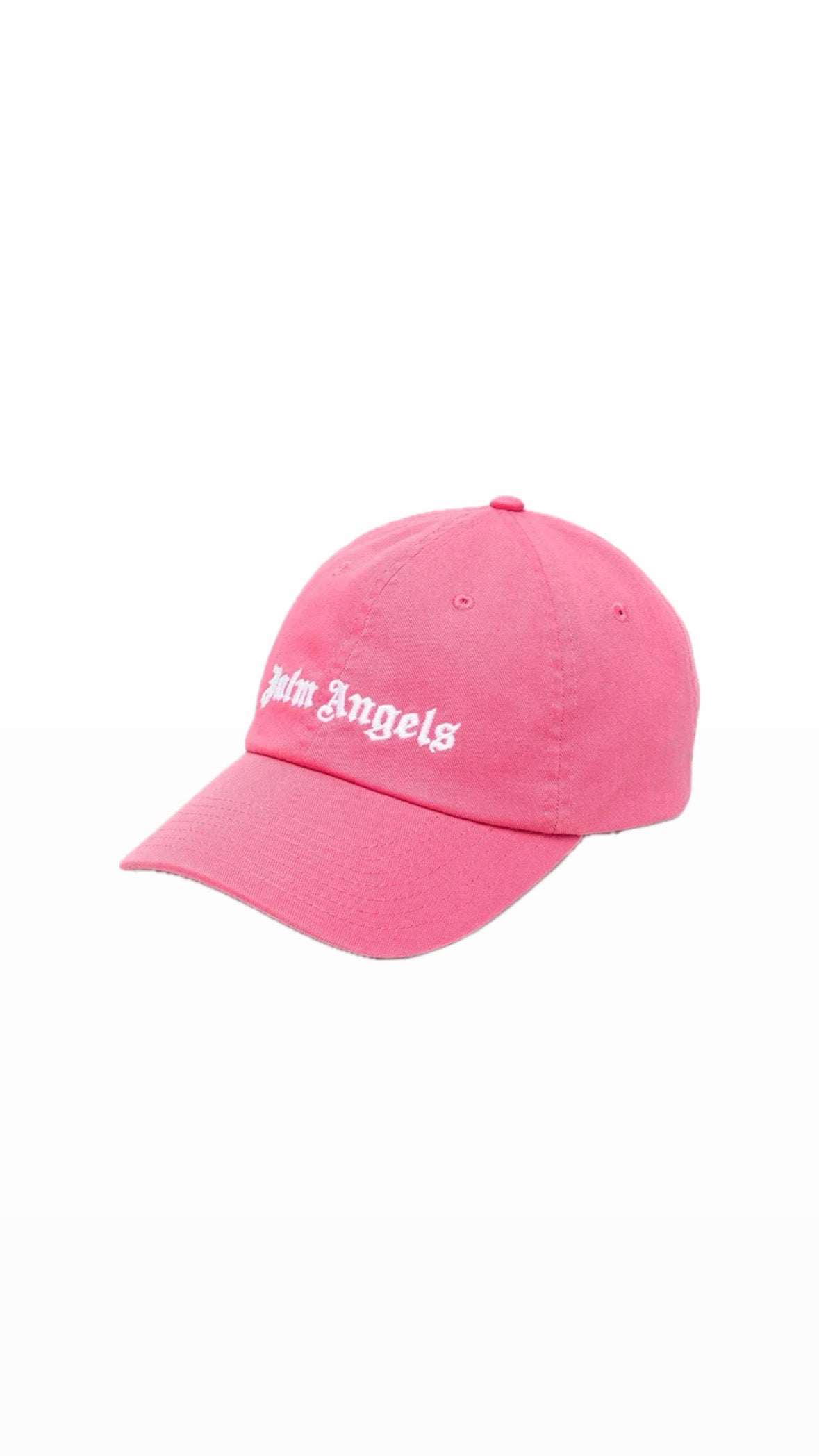 PALM ANGELS PINK LOGO CAP