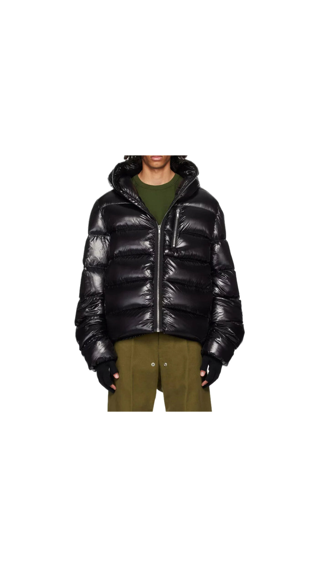 RICK OWENS MAINLINE PORTERVILLE FW24 SEALED GIMP PUFFER JACKET
