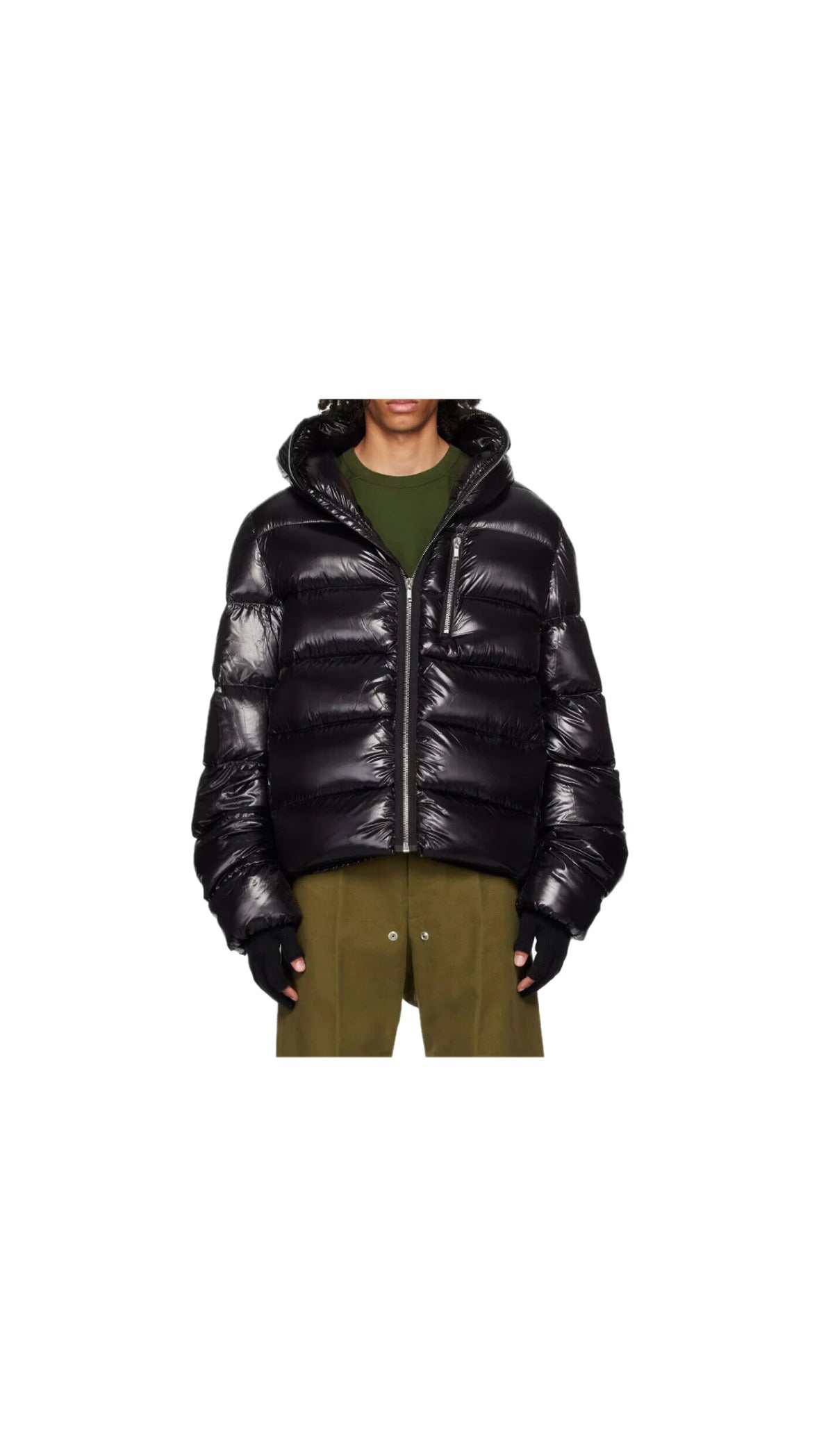 RICK OWENS MAINLINE PORTERVILLE FW24 SEALED GIMP PUFFER JACKET