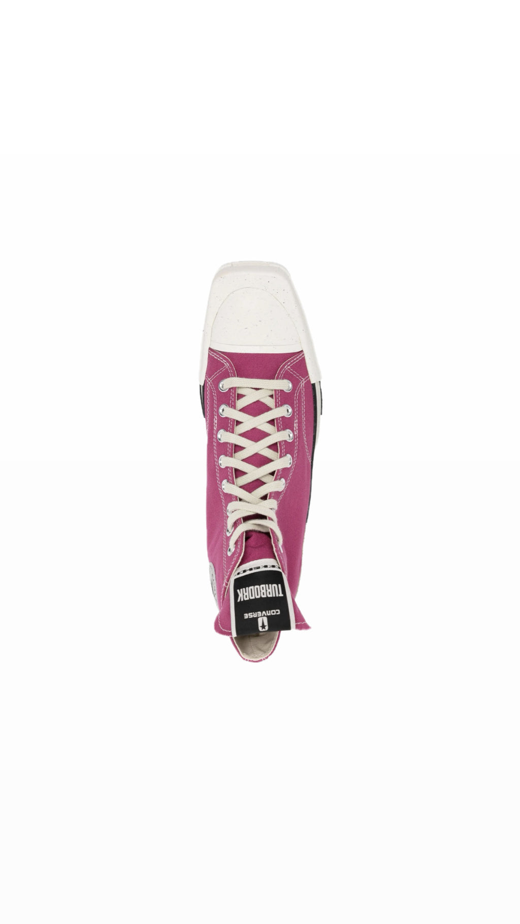 RICK OWENS DRKSHDW X CONVERSE TURBODRK PINK SNEAKERS