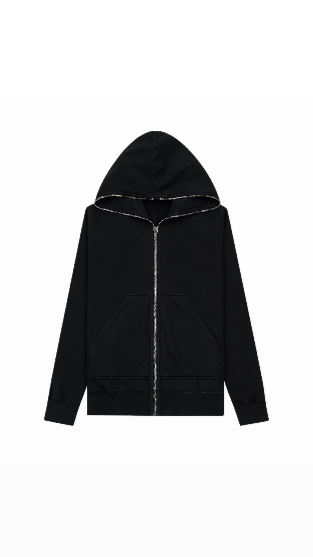 [10/10] RICK OWENS DRKSHDW GIMP FULL ZIP BLACK HOODIE