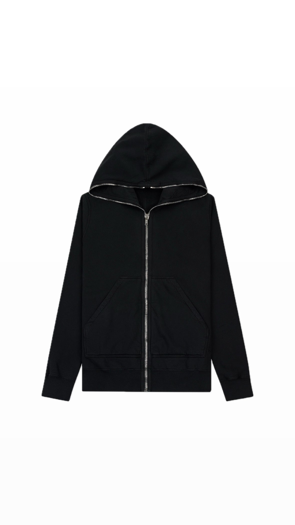 [10/10] RICK OWENS DRKSHDW GIMP FULL ZIP BLACK HOODIE