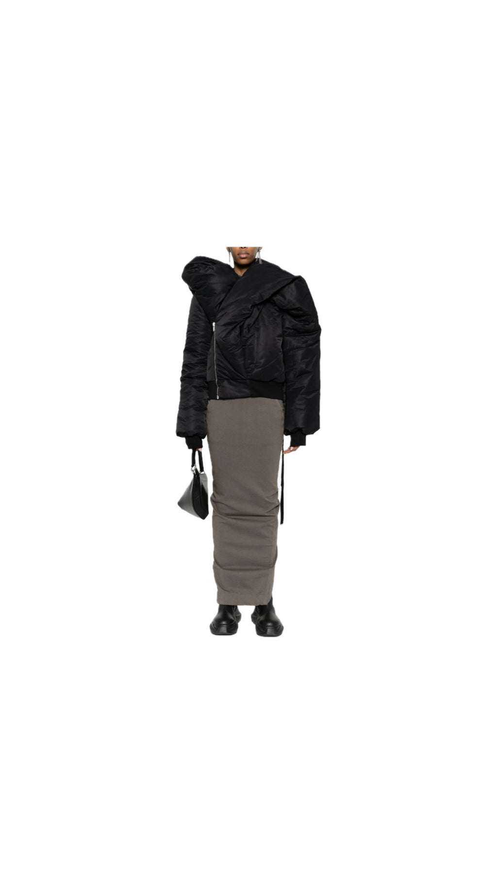 RICK OWENS DRKSHDW “DOLL” ASYMMETRICAL JACKET