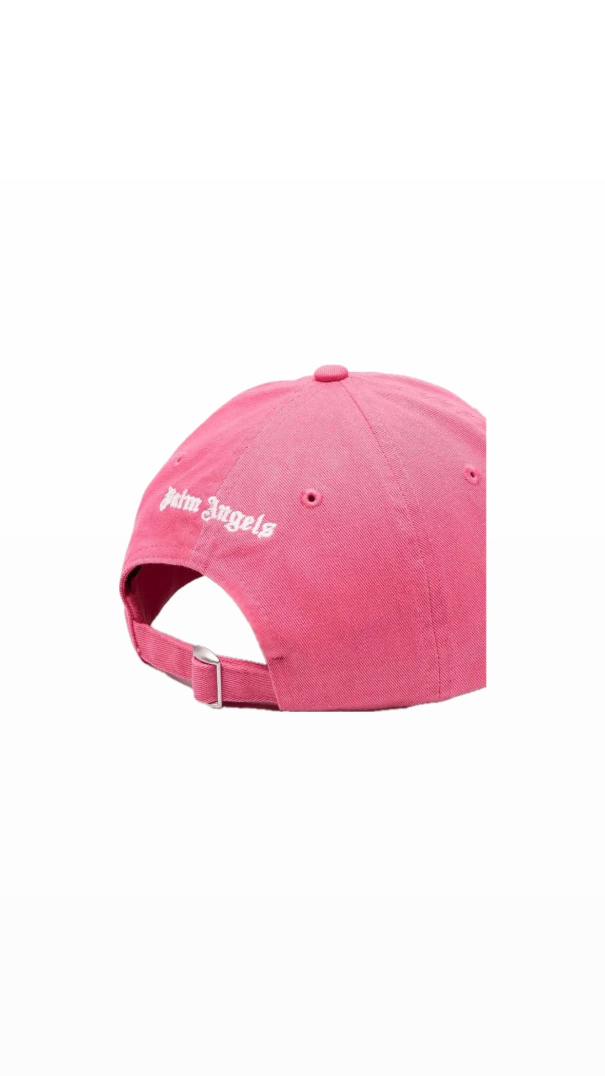 PALM ANGELS PINK LOGO CAP