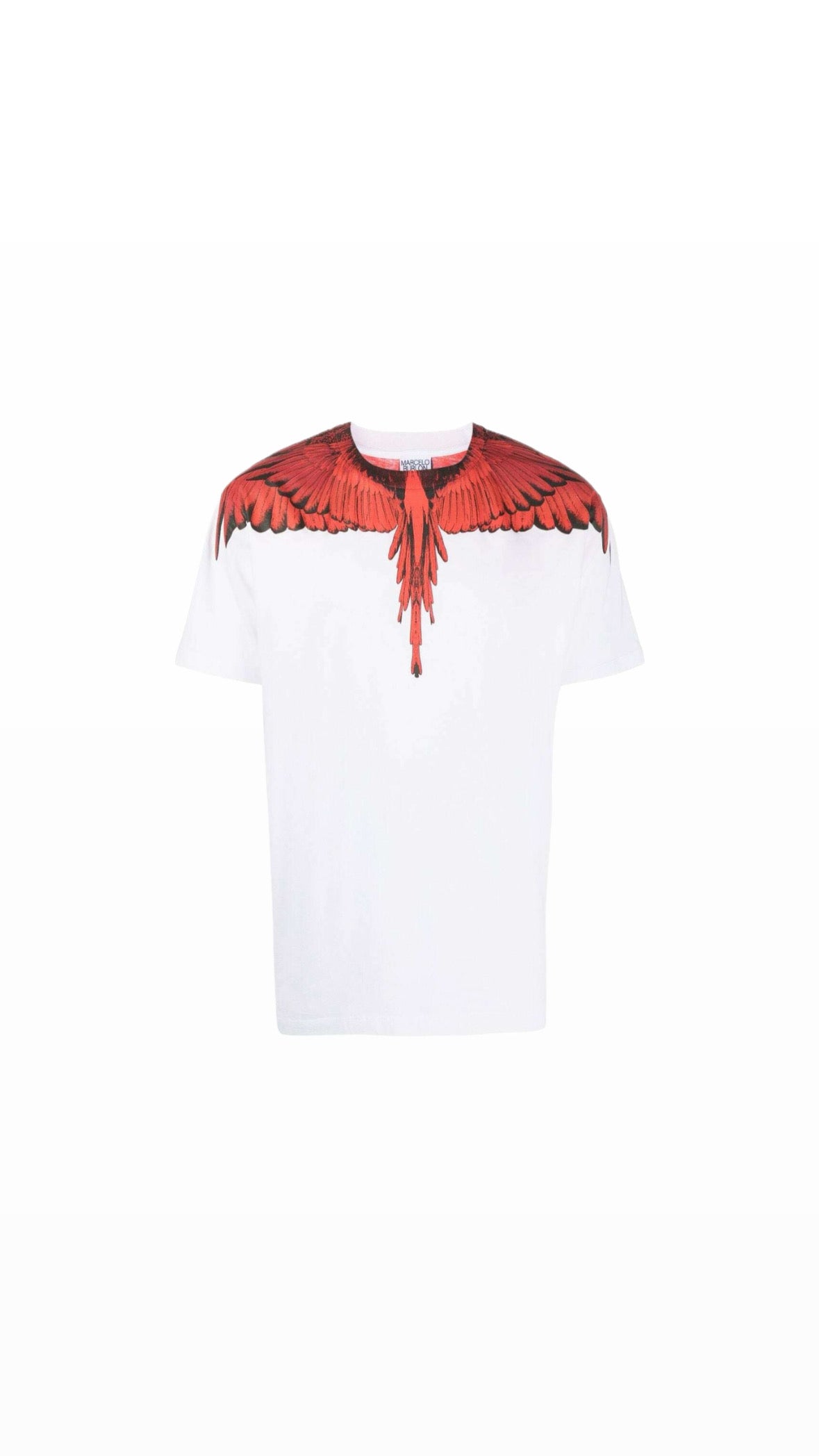 MARCELO BURLON WING RED / WHITE T-SHIRT