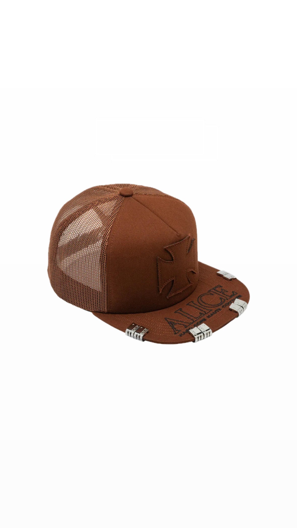 ALICE HOLLYWOOD ATELIER BROWN CAP