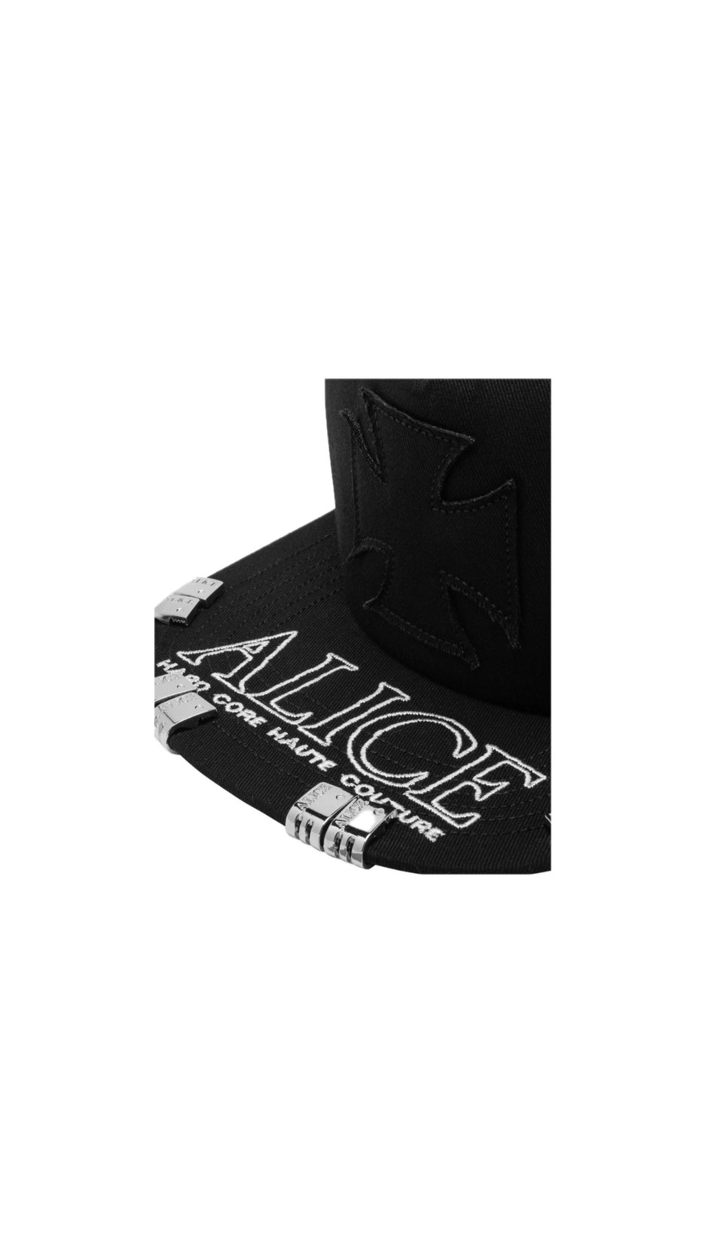 ALICE HOLLYWOOD ATELIER TRUCKER BLACK CAP