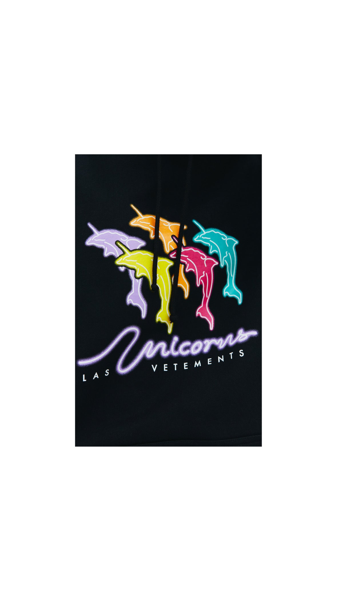 VETEMENTS “LAS VETEMENTS” UNICORN HOODIE