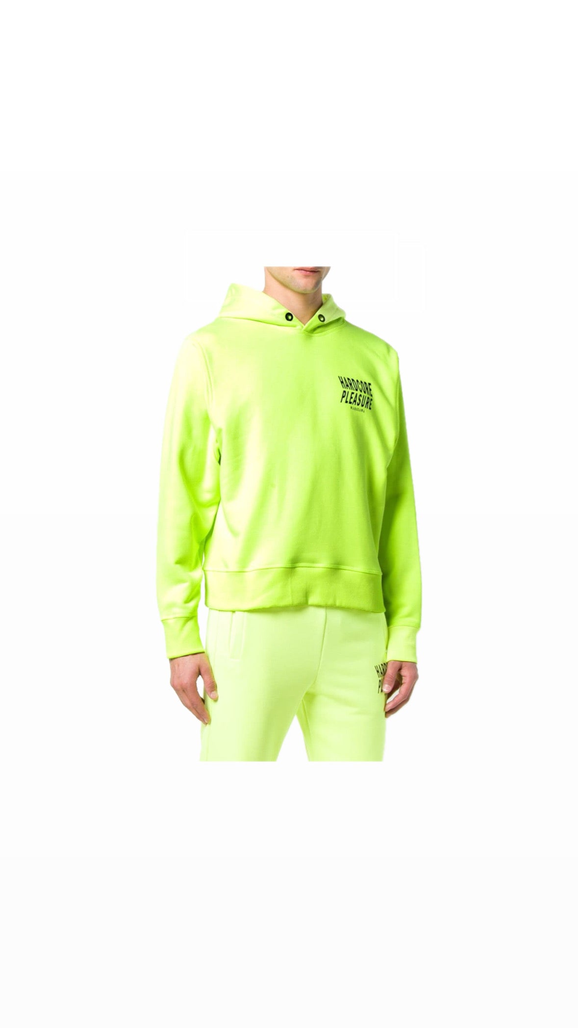 MISBHV “HARDCORE PLEASURE” NEON GREEN HOODIE