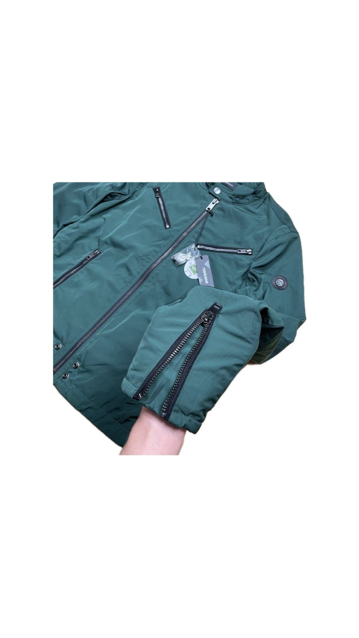 DIESEL TEFLON ZIP JACKET SS16