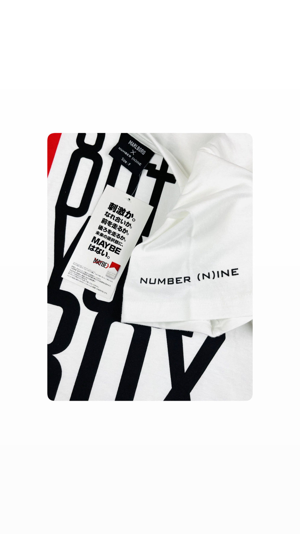 NUMBER (N)INE X MARLBORO “STEP UP OUT OF YOUR BOX”