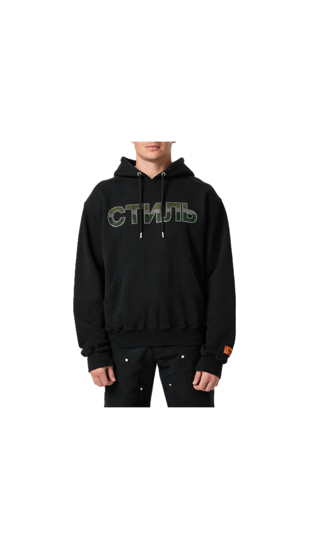 HERON PRESTON “СТИЛЬ” CRYSTAL / DIAMONDS HOODIE
