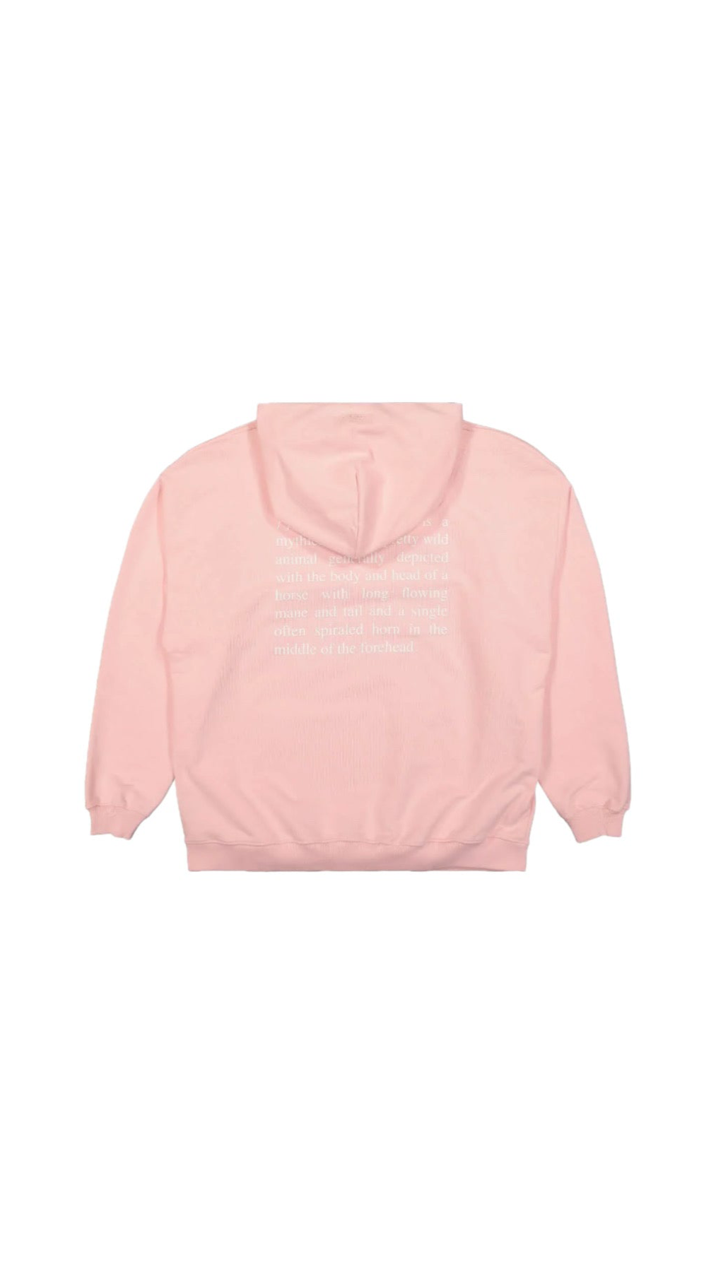 VETEMENTS “UNICORN” PINK HOODIE