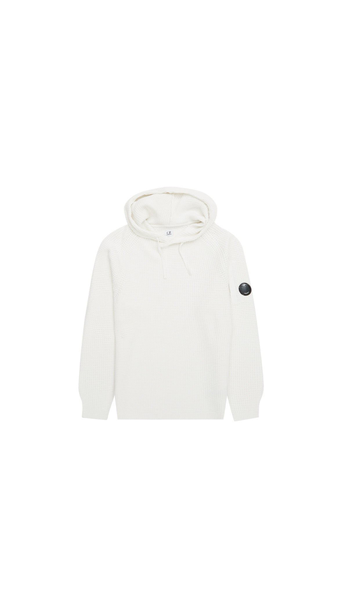 C.P. COMPANY LENS HOODED-SWEATER