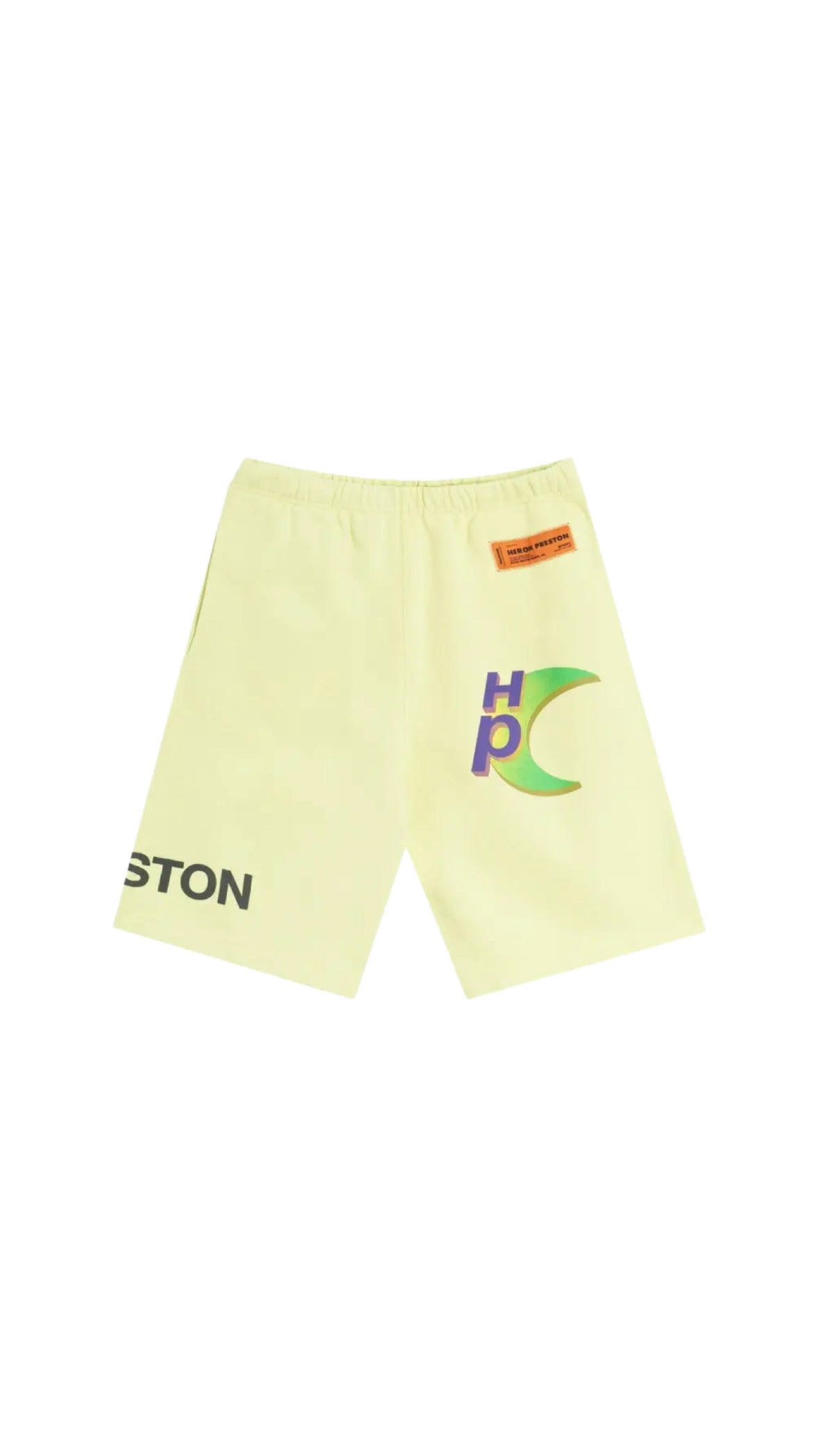 HERON PRESTON GRAPHIC LIME SHORTS