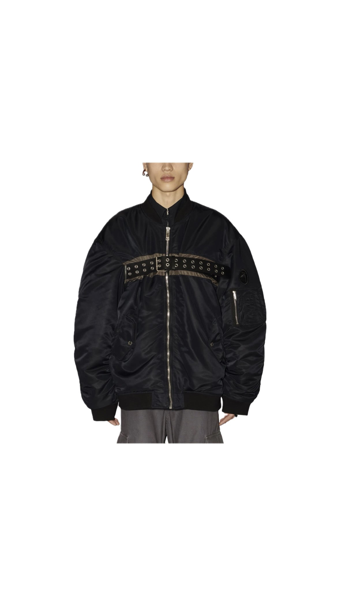 AMBUSH BELTED OVERSIZED BOMBER JACKET