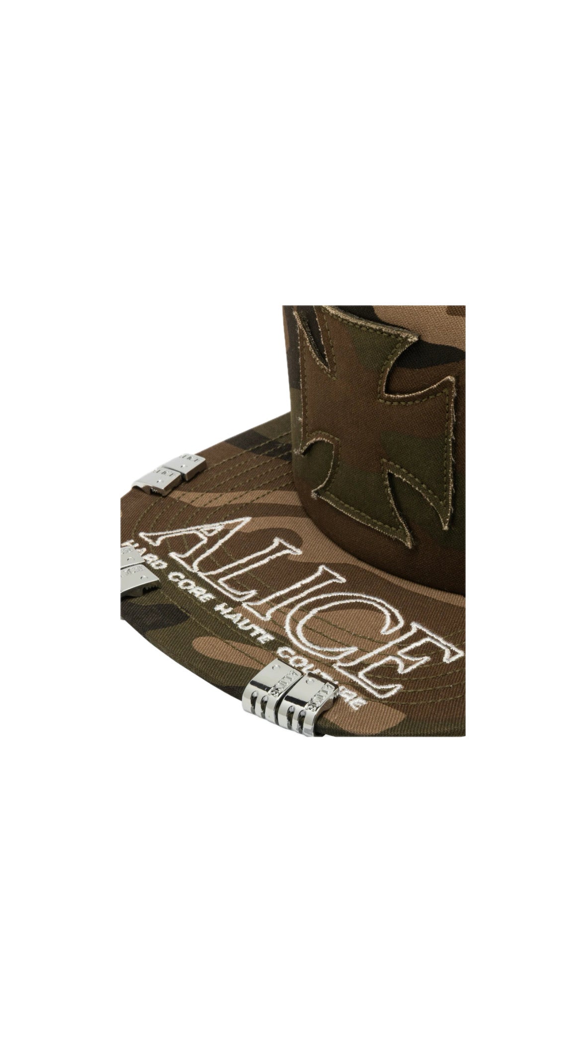 ALICE HOLLYWOOD ATELIER TRUCKER CAMO CAP