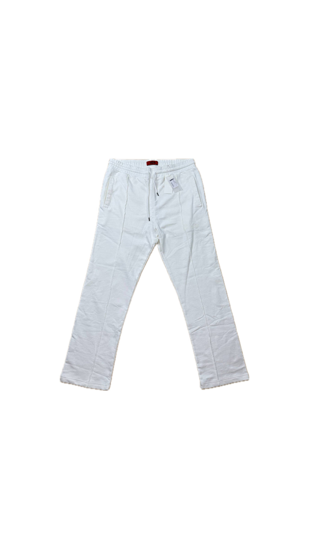 424 FOURTWOFOUR WHITE LOGO SWEATPANTS