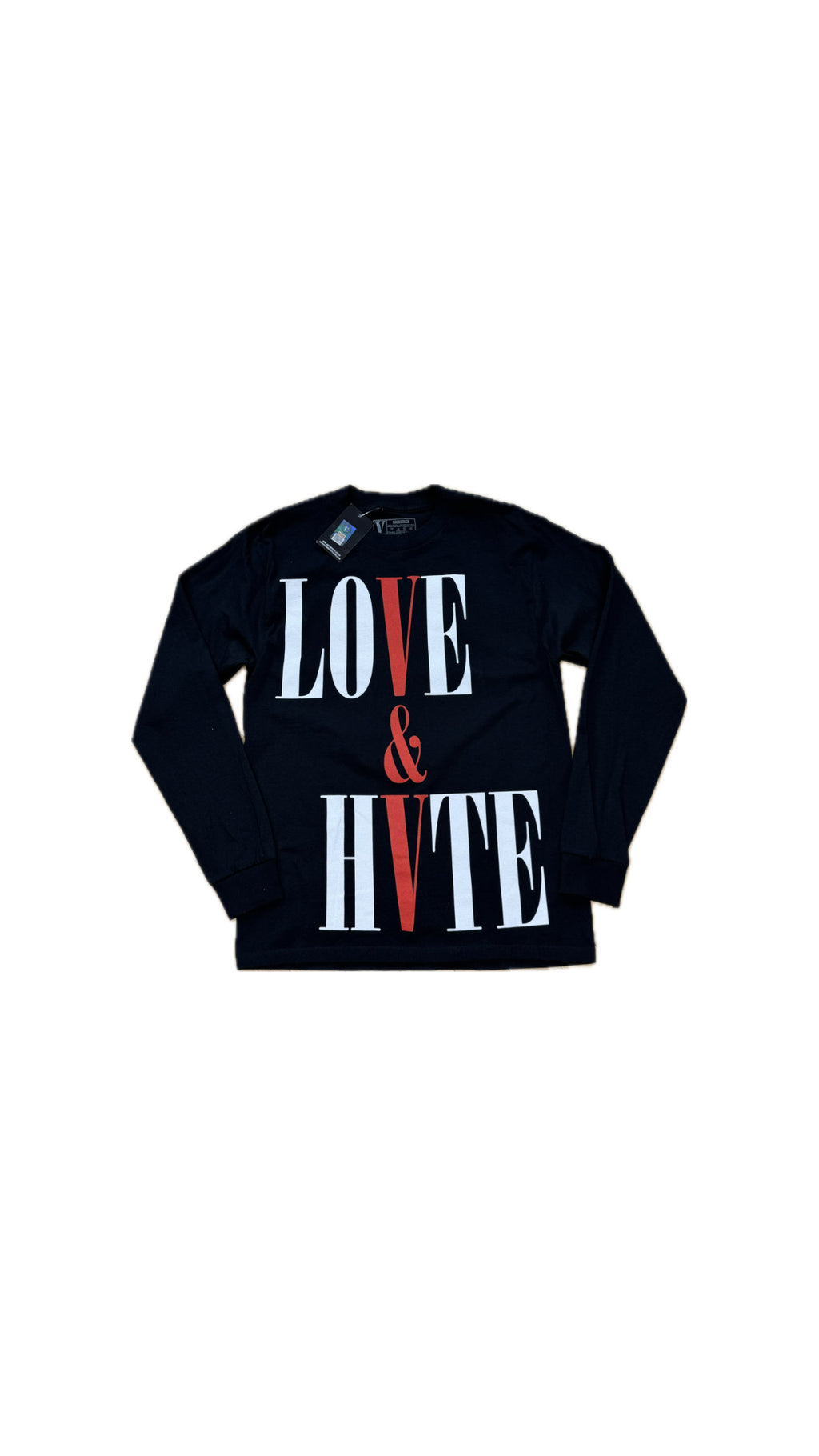 VLONE “LOVE & HVTE” LONG-SLEEVE