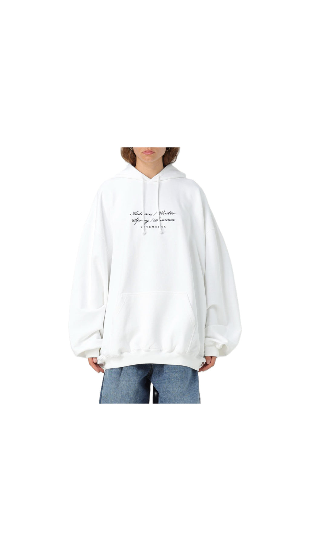 VETEMENTS “SEASONS” OVERSIZED HOODIE