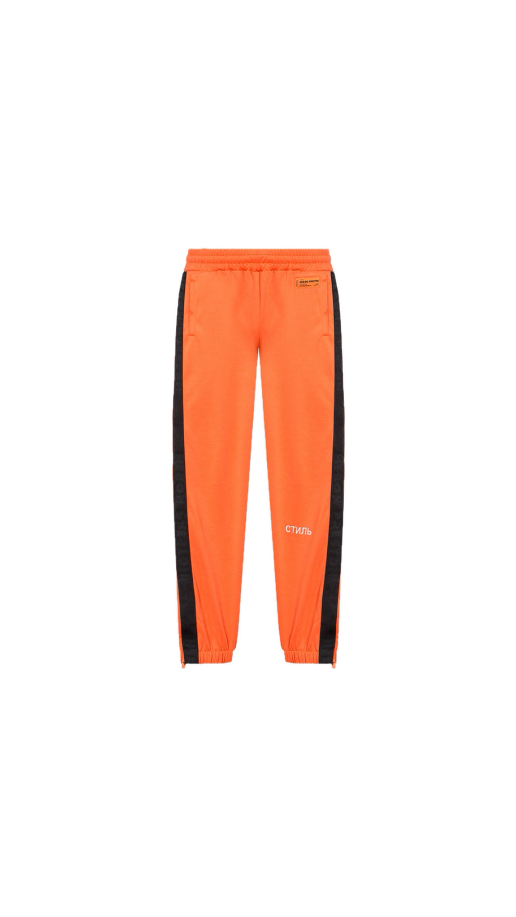 HERON PRESTON ORANGE TRACK PANTS