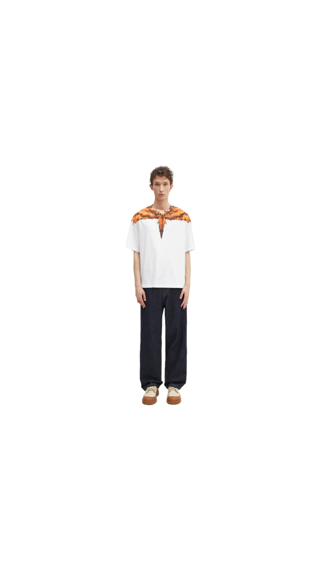 MARCELO BURLON FIRE WING WHITE T-SHIRT