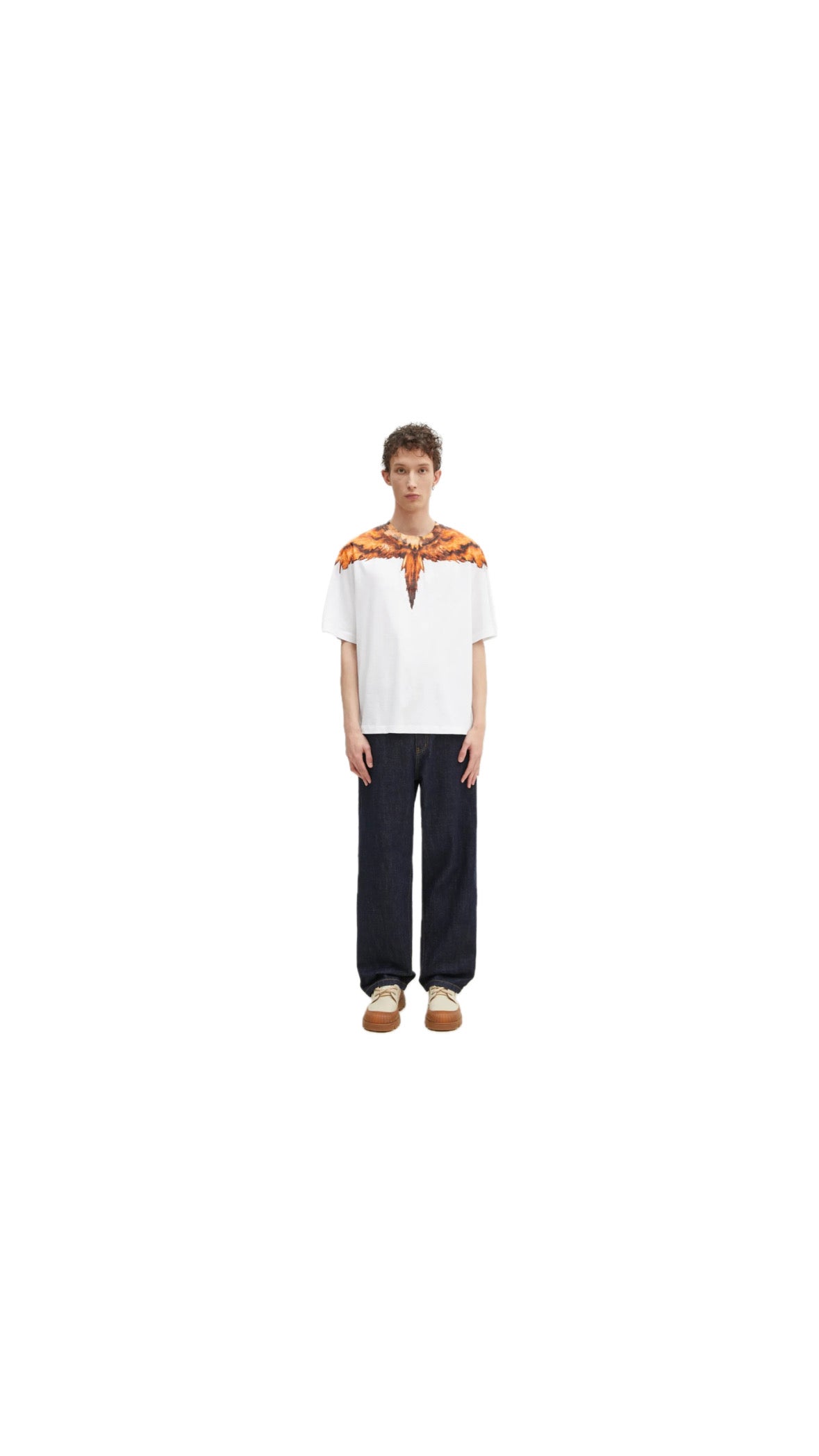 MARCELO BURLON FIRE WING WHITE T-SHIRT
