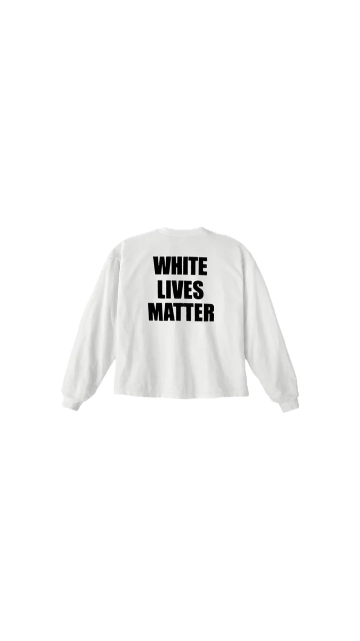 KANYE WEST YZY “WHITE LIVES MATTER” LONG-SLEEVE