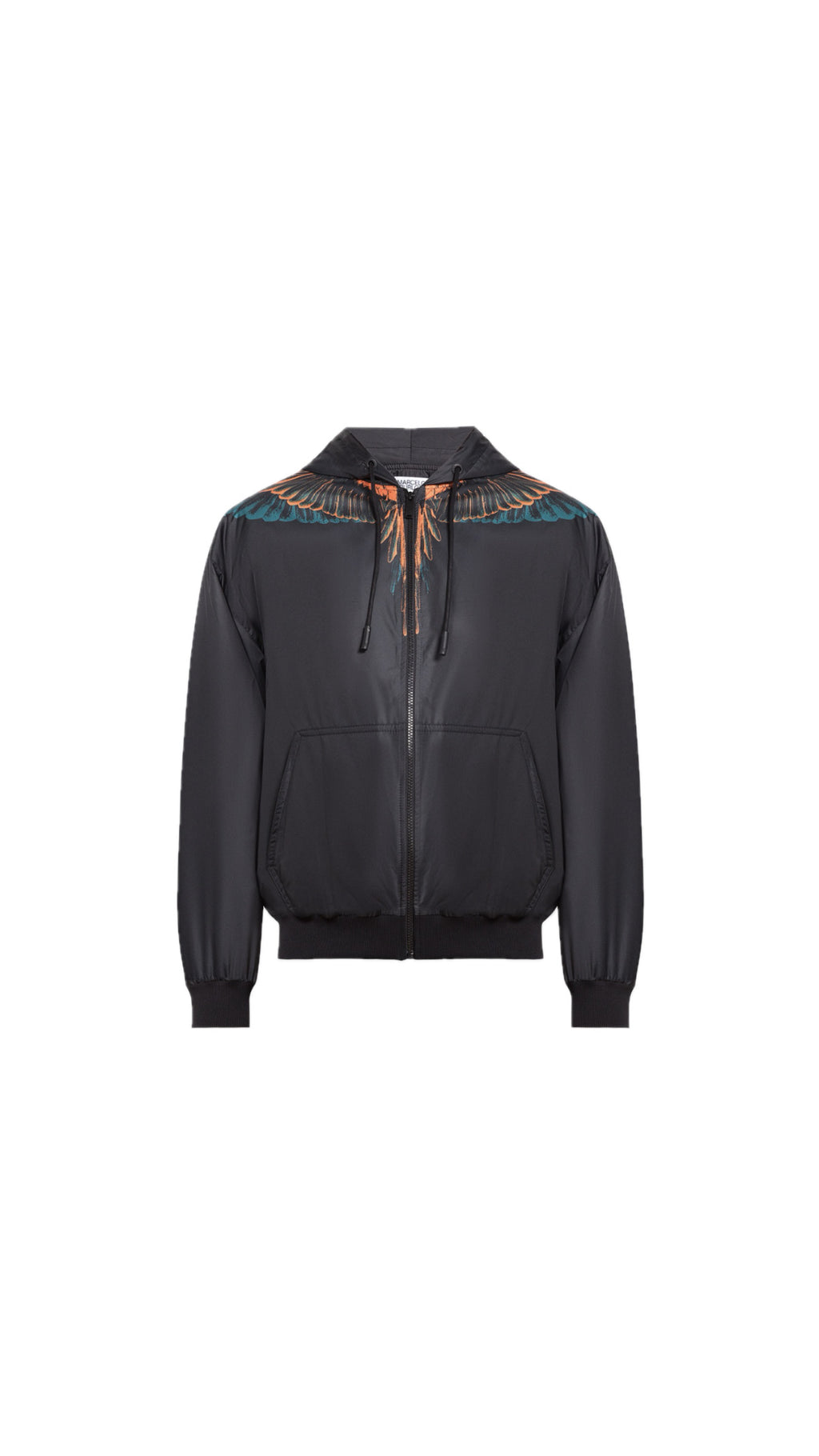 MARCELO BURLON WING JACKET BLUE / ORANGE