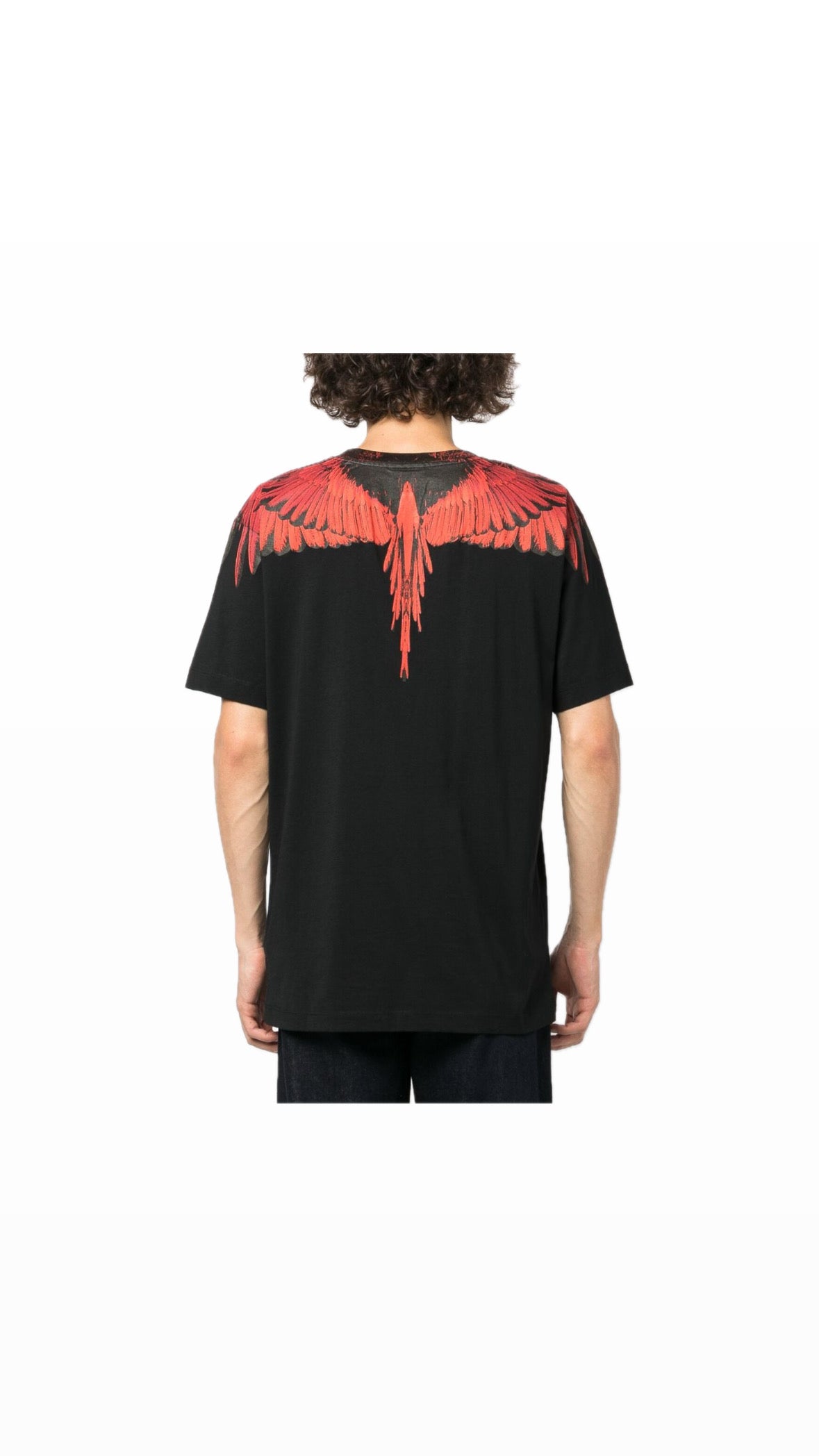MARCELO BURLON WING RED / BLACK T-SHIRT